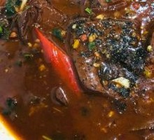 Braised Pig's Blood