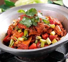 Dry Pot Chicken Wing Tips, Beef and Pork Belly