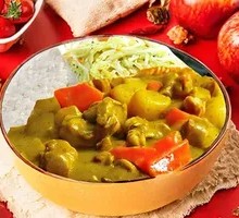 Curry Chicken Baozi Rice