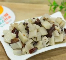 Stir-fried Lotus Root Cubes