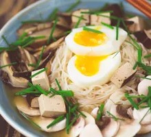 Chicken and Mushroom Noodle Soup
