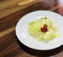 Oil渣 Stir-fried Chinese Cabbage