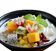Coconut Jelly Fruit Dessert