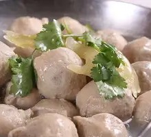 Hand-Beaten Beef Meatballs