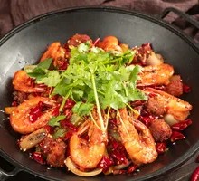 Dry Pot Shrimp Dumplings
