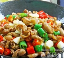 Spicy Pork Intestines Stir-fry