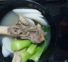 Bamboo Shoot and Pork Bone Rice