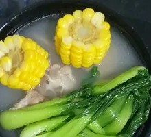 Corn and Pork Rib Rice