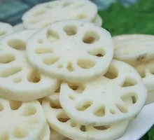 Fresh Lotus Root Slices