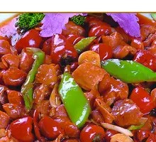 Pickled Pepper Pork Intestine Rice Bowl
