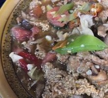 Fried Rice Noodles with Pork