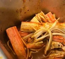 Sweet Potato Skin Wrapped Crab Stick