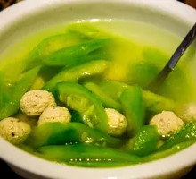 Winter Melon and Pork Dumpling Soup