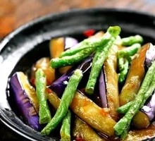 Eggplant and Green Bean Stir-fry