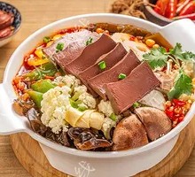Duck Blood Hot Pot Spicy Cuisine