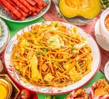 Egg and Ham Fried Noodles