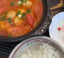 Tomato Meatball Hot Pot