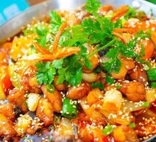 Spicy Chicken and Rabbit Hot Pot