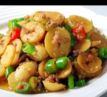 Minced Pork with Potato Slices