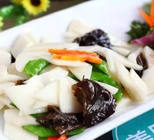 Chinese Yam and Wood Ear Mushroom