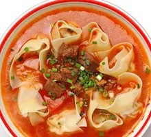 Tomato Beef Dumplings in Original Soup