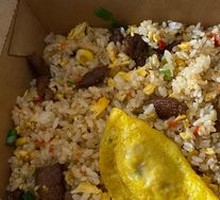 Black Pepper Beef Fried Rice