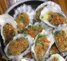 Garlic Roasted Oysters