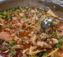 Fresh Frog Hot Pot