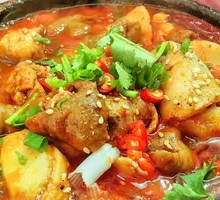 Potato and Intestine Stir-fry