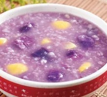 Purple Sweet Potato Porridge