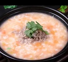 Tomato Beef Rice Porridge
