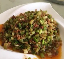 Celery with Minced Pork