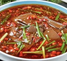 Sour Cabbage Stewed Blood Curd