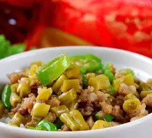 Green Bean and Minced Pork Fried Rice