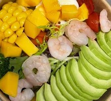 Fresh Shrimp Mango Avocado Salad