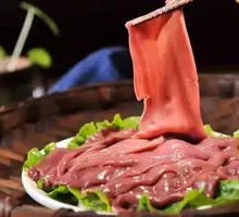 Sliced Pork Kidney with Big Knife