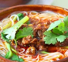 Pork Rib Noodle Soup with Bone Broth