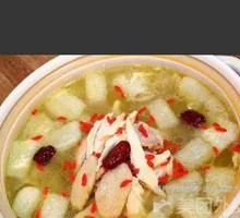 Bamboo Fungus Stuffed Chicken Knife-Sliced Noodles