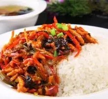 Fish-Flavored Shredded Pork Rice Bowl