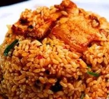 Stir-fried Pork with Fried Rice