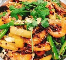 Dry Pot Prawns