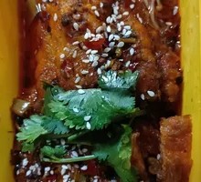 Spicy Boneless Grilled Fish Rice