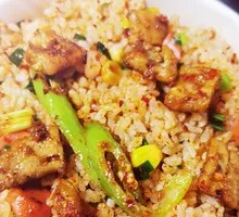 Green Pepper and Pork Fillet Fried Rice