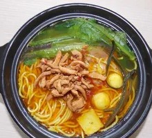 Sour Cabbage Chicken Noodle Soup