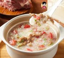 Tomato Beef Rice Porridge
