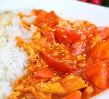Tomato and Egg Rice Bowl