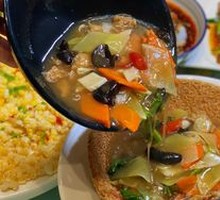 Fried Rice Noodles with Pork