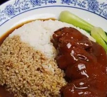 Preserved Pork Trotter Rice Bowl