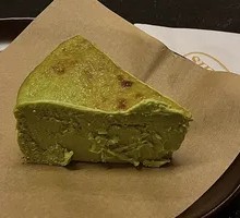 Pistachio Basque Cake
