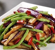 Eggplant and Green Bean Stir-Fry